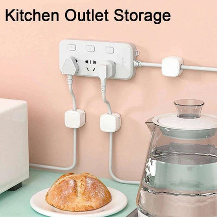 Magnetic Cable Organizer with 360° Rotating Clamp System