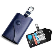 Sophisticated Leather Key Organizer and Wallet Combo