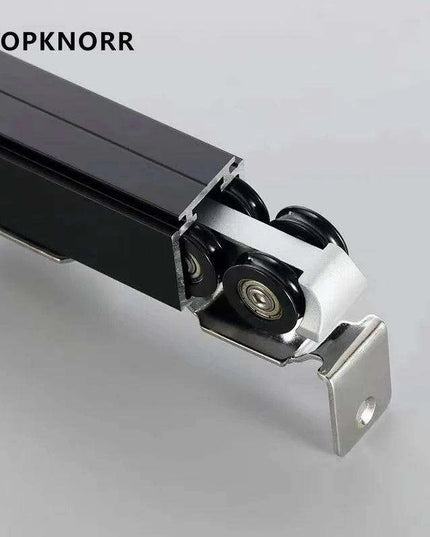 Tranquil Motion Black Elegance Sliding Door System Kit