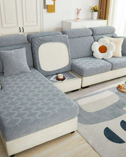 Svetanya Stretchable Jacquard Sofa Slipcover - Washable and Removable Furniture Protector