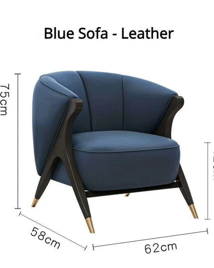 Chic Scandinavian Velvet Lounge Chair - Perfect for Stylish Living Areas