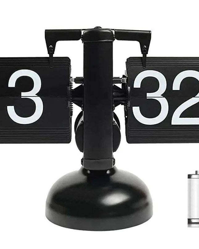 Chic Modern Flip Clock with Retro Charm - Ideal for Home and Office Decor
