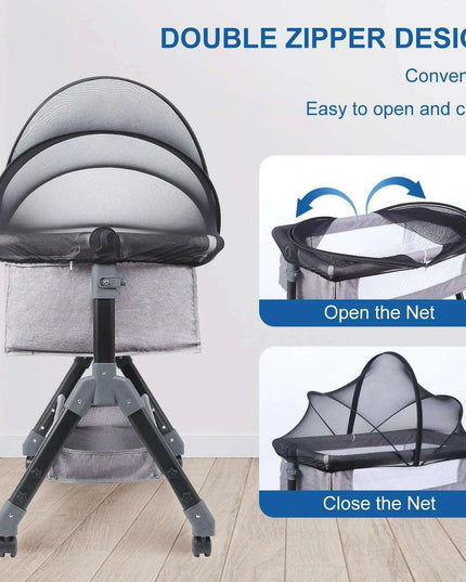 Versatile Mosquito Net for Baby Cribs - Lightweight, Removable, and Breathable Protection for Year-Round Use