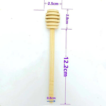 Handcrafted Wooden Honey Dipper - Artisan Swirler for Delicious Treats