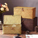 Woven Seagrass Storage Basket with Lid - Elegant and Functional Home Organizer