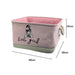 Chic Collapsible Canvas Storage Bin for Kids
