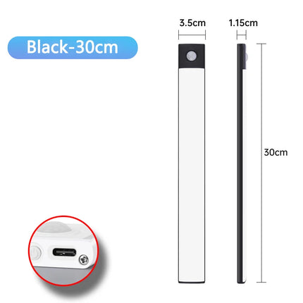 Motion Sensor USB Rechargeable LED Night Light | Under Cabinet & Closet Lamp