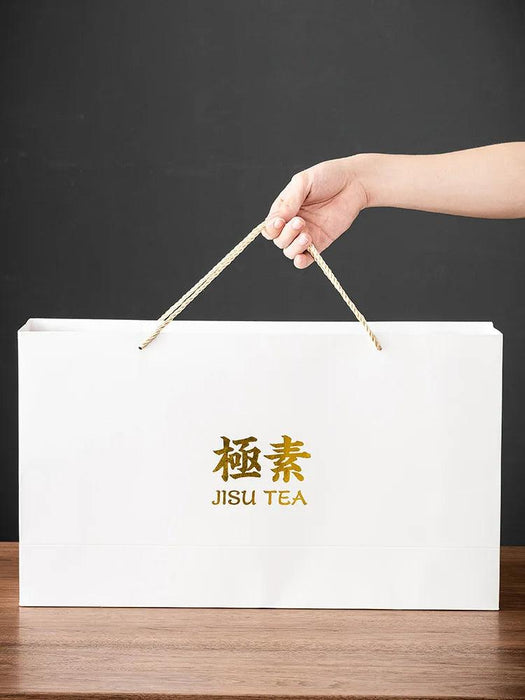 Elegant Vintage Chinese Kung Fu Tea Set with Side Handle Teacups and Tray