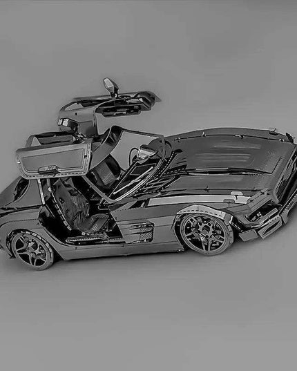 Butterfly Wing Metallic Sports Car 3D DIY Model Kit for Creative Builders