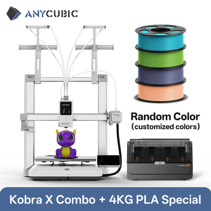 ANYCUBIC Kobra X 3D Printer - AI Detection, 600mm/s Max Speed