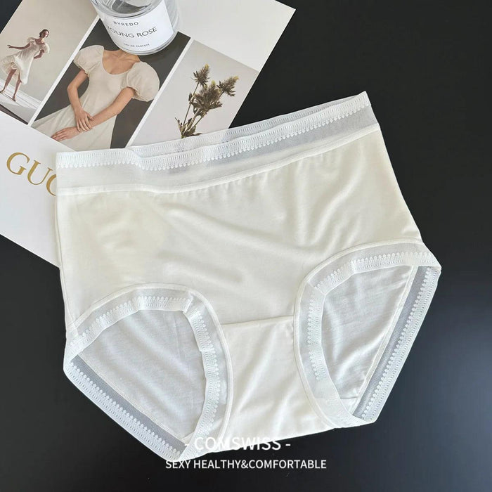 Modal Comfort Women's Underwear - Luxurious Mid-Rise Panties for Everyday Elegance