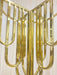 Elegant Gold Floral Display Set with Arch Tree Stand for Weddings