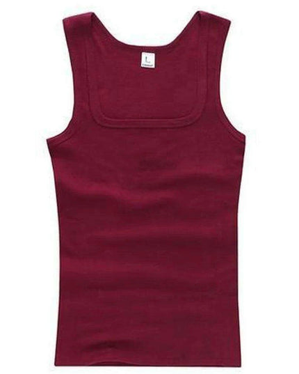 Men's Large Cotton Sleeveless Gym Tank Tops - Bodybuilding Muscle Vests for Fitness