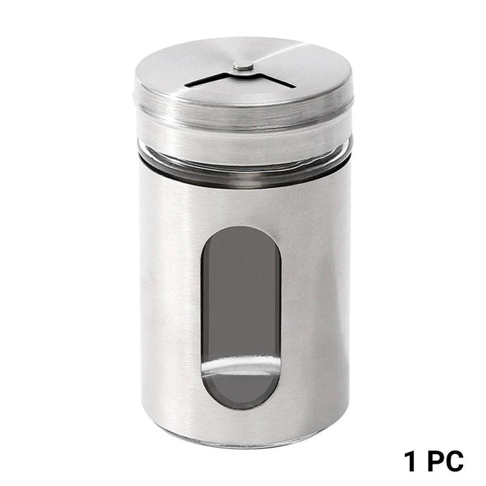 Seasoning on the Go: Portable Glass Salt Shaker for Instant Flavor Boost