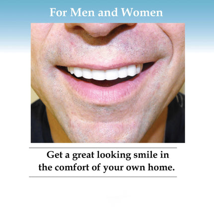 Silicone Cosmetic Dentures — Full Upper & Lower Set, Comfort Fit