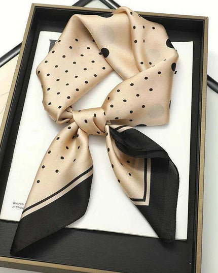 Chic Toddler Elegance: Luxurious 70x70cm Silk Scarf for Ages 6 Months to 4 Years