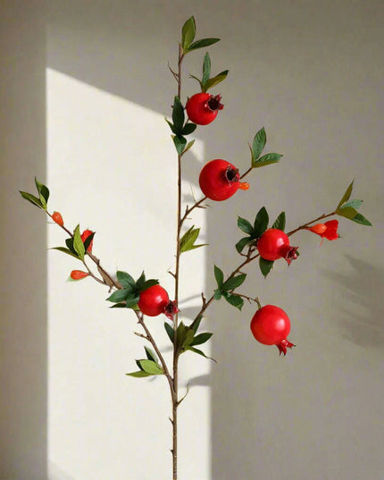 1PC Simulation 5 Heads Pomegranate Fruit