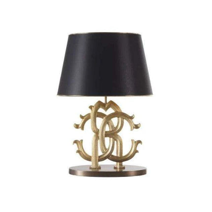 Luxurious LED Table Lamp with Artistic Gold and Silver Accents for Home and Office Décor
