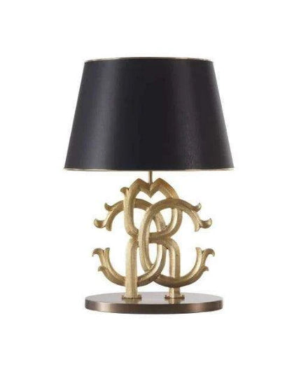 Luxurious LED Table Lamp with Artistic Gold and Silver Accents for Home and Office Décor