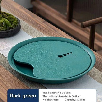 Elegant Japanese Ceramic Tea Tray Set - The Perfect Touch for Culinary Masterpieces