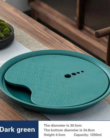 Elegant Japanese Ceramic Tea Tray Set - The Perfect Touch for Culinary Masterpieces