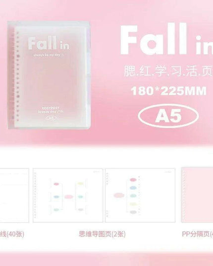 Customizable Ombre A5 & B5 Notebook Set for Stylish Office & School Essentials