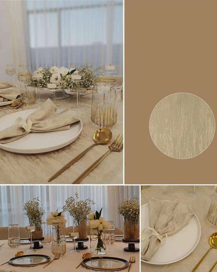 Elegant Designer Table Cloth and Napkin Set with Premium Quality Packaging