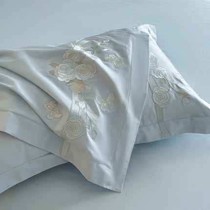 SVETANYA Cotton Embroidery Bedding Set - Double/Queen/King Size, Soft