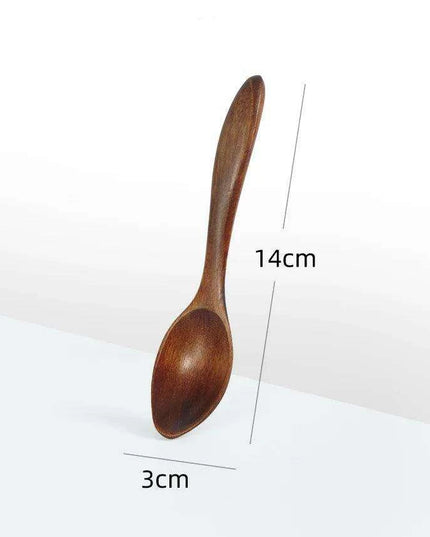Elegant Long-Handled Wooden Spoon for Gourmet Ramen and Porridge Enjoyment