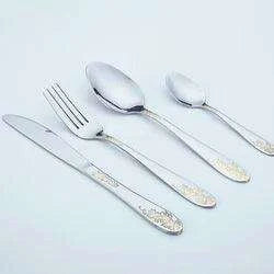 Rustic Elegance 72-Piece Stainless Steel Cutlery Set with Wooden Organizer