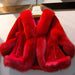 "Elegant Bohemian Faux Fur Poncho Shawl - Stylish Women's Cloak Coat