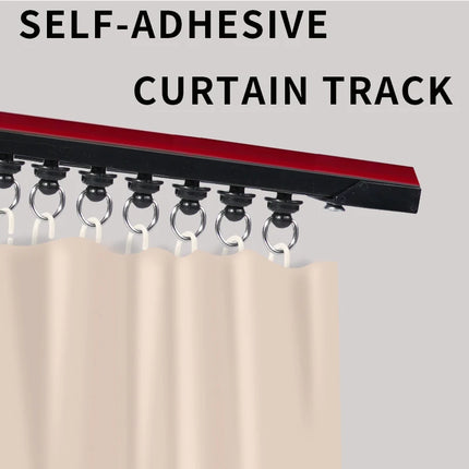 Self-Adhesive Curtain Track Kit — No-Drill Ceiling & Wall Rod | Très Élite