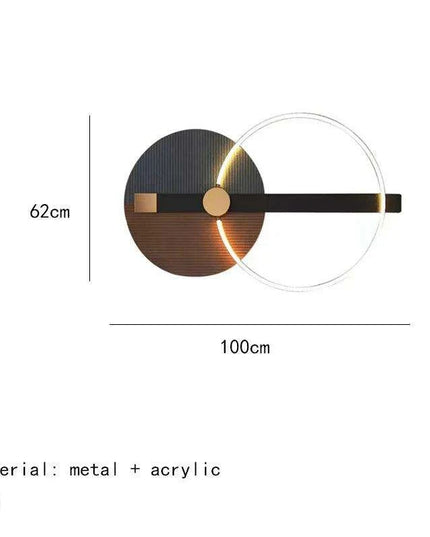 Chic Art Deco LED Wall Sconce: A Stylish Illumination Option for Modern Spaces