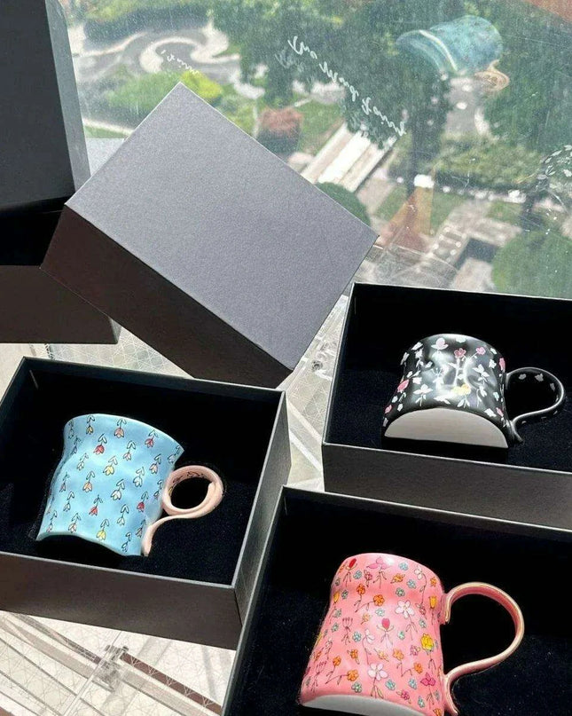 Artisan Crafted Porcelain Mugs - A Thoughtful Gift for Beloved Friends