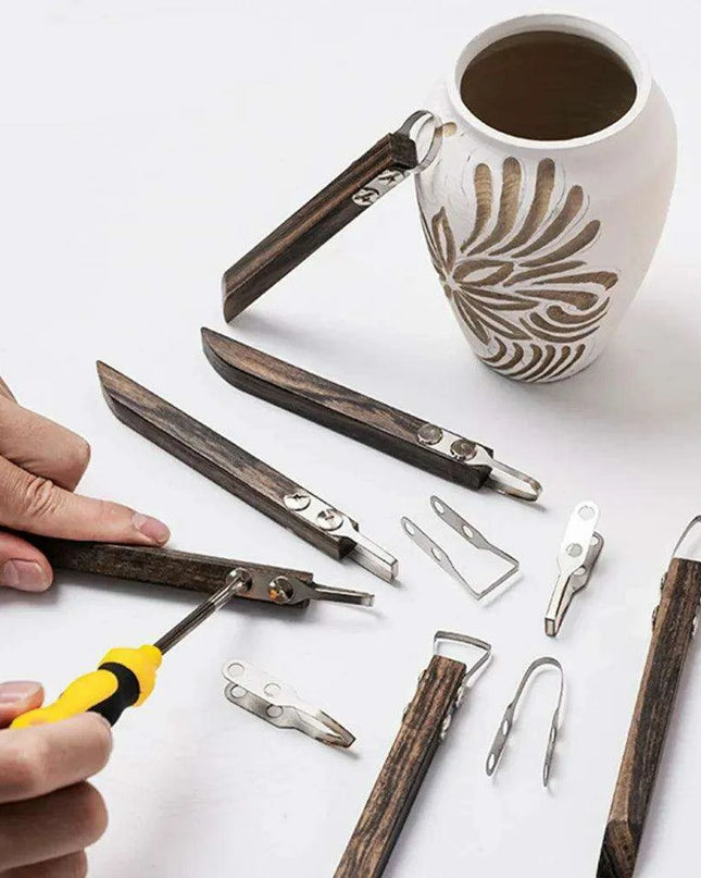 Ceramic Crafting Precision Tool Kit: Premium Blades for Artistic Excellence