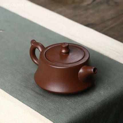 Handcrafted 180ml Yixing Purple Clay Teapot for Exquisite Dahongpao and Oolong Experiences