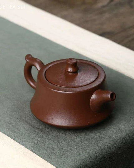 Handcrafted 180ml Yixing Purple Clay Teapot for Exquisite Dahongpao and Oolong Experiences