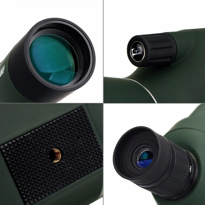 High-Definition Telescope Spotting Scope - BAK4, FMC, Waterproof, with Tripod for Camping