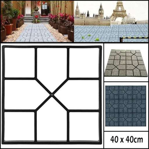 Versatile DIY Concrete Walkway Mold for Personalized Garden Paths and Driveways