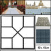 Versatile DIY Concrete Walkway Mold for Personalized Garden Paths and Driveways