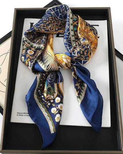 Chic Toddler Elegance: Luxurious 70x70cm Silk Scarf for Ages 6 Months to 4 Years