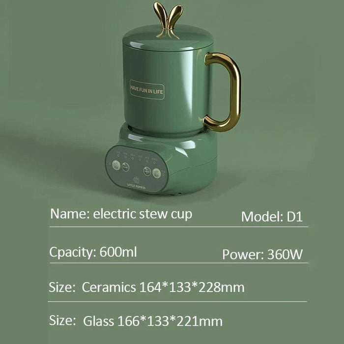 Versatile Mini Electric Soup Maker - Healthy Cooking Companion for Quick Meals