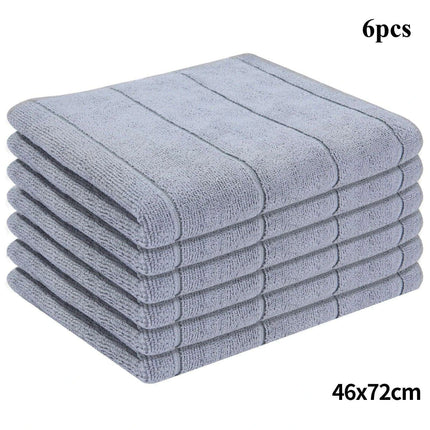 Homaxy Ultra-Soft 6-Pack Microfiber Cleaning Towels - Multi-Purpose Kitchen Essentials