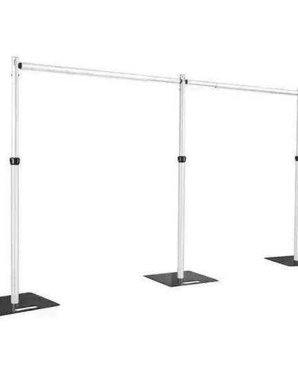 Premium 10x20ft Adjustable Aluminum Backdrop Stand for Events, Celebrations, and Photo Displays