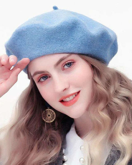 Chic French Wool Beret - A Touch of Timeless Elegance