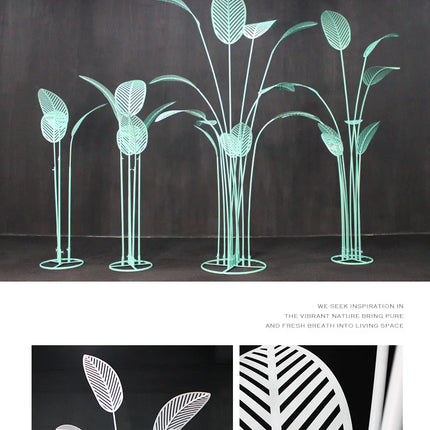 Iron Banana Leaf Wedding Path Guide — 9 & 12 Leaf Sets