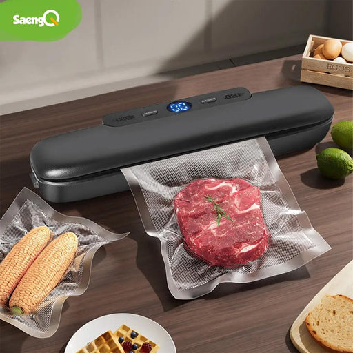 Comprehensive Vacuum Sealer System with 10 Complimentary Bags for Food Preservation
