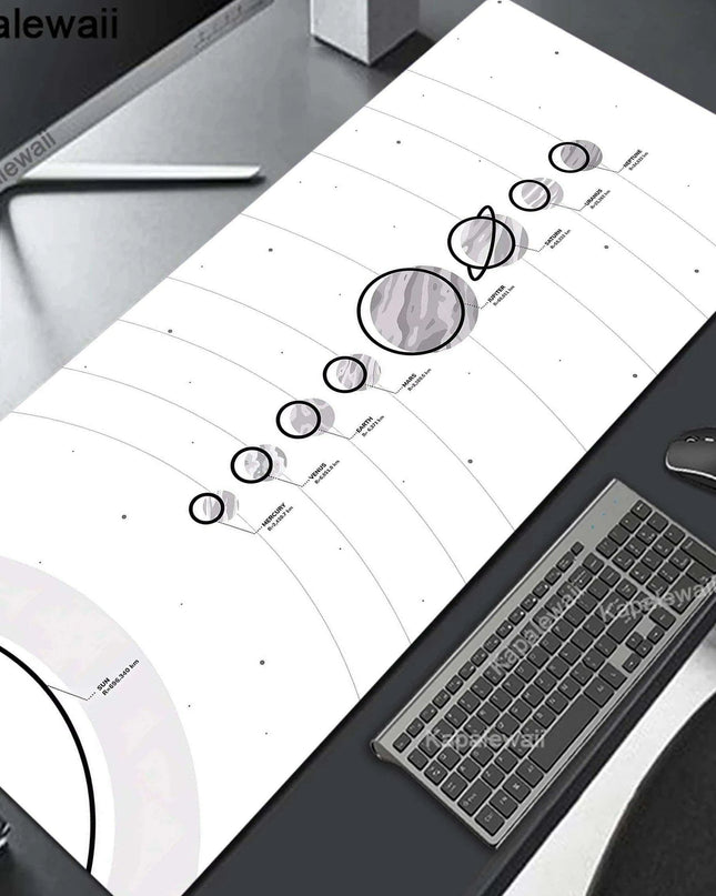 Adorable Kawaii Cat XXL Gaming Mouse Pad - 900x400mm Rubber Desk Mat for Enhanced Comfort and Performance