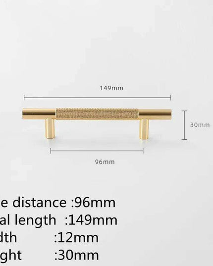 Sophisticated Black and Gold Aluminum Cabinet Hardware Collection