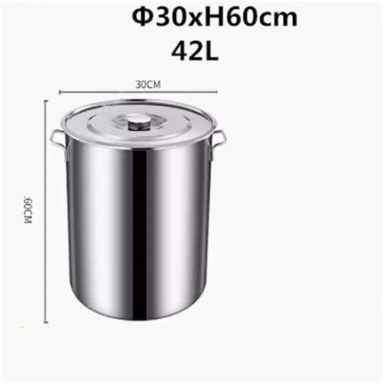 Versatile Stainless Steel Cooking Pot Set with Handle for Easy Transport